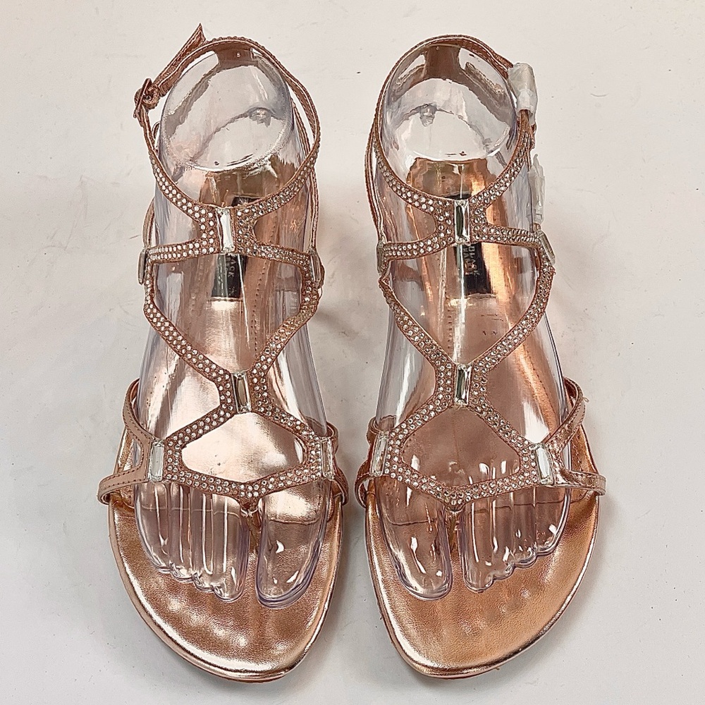 WHBM ROSE GOLD GLADIATOR SANDAL - Picture 4 of 11